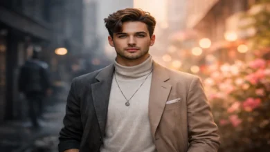Feminen erkek ne demektir sorusunu temsil eden, maskülen ve feminen özellikleri bir arada taşıyan modern bir erkek görseli