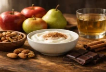 Tatlı isteğini azaltan besinler: yoğurt, tarçın, elma, armut, kuruyemiş, bitter çikolata ve elma sirkesi