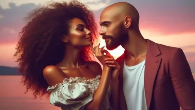 Çiftin romantik bir anda birbirine gülümsediği, eşinizin sizi her gün arzulamasını sağlayacak ipuçlarını temsil eden görsel