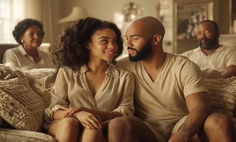 Erkek arkadaşın ailesiyle yaşıyor