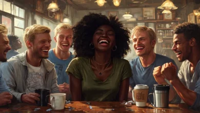 Erkeklerin etrafında komik olmak