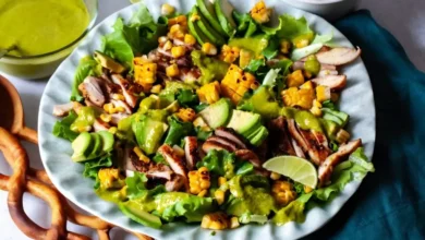 Izgara Tavuklu Salata Tarifi