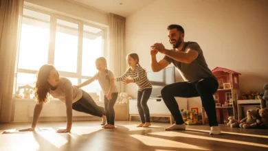 yoğun ebeveynler için egzersiz